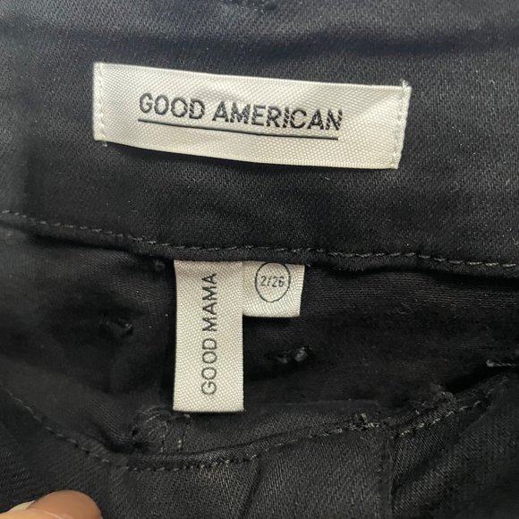 GOOD AMERICAN good mama skinny jeans in black size 2 or 26 - Picture 7 of 7